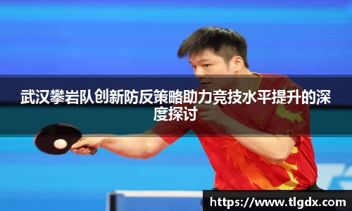 武汉攀岩队创新防反策略助力竞技水平提升的深度探讨